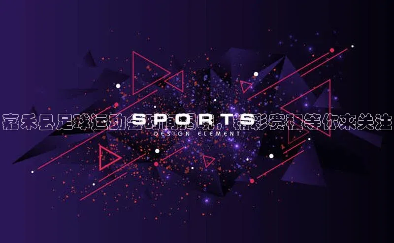 门徒娱乐登录云创智行嘉禾县足球运动会时间揭晓，精彩赛程等你来关注